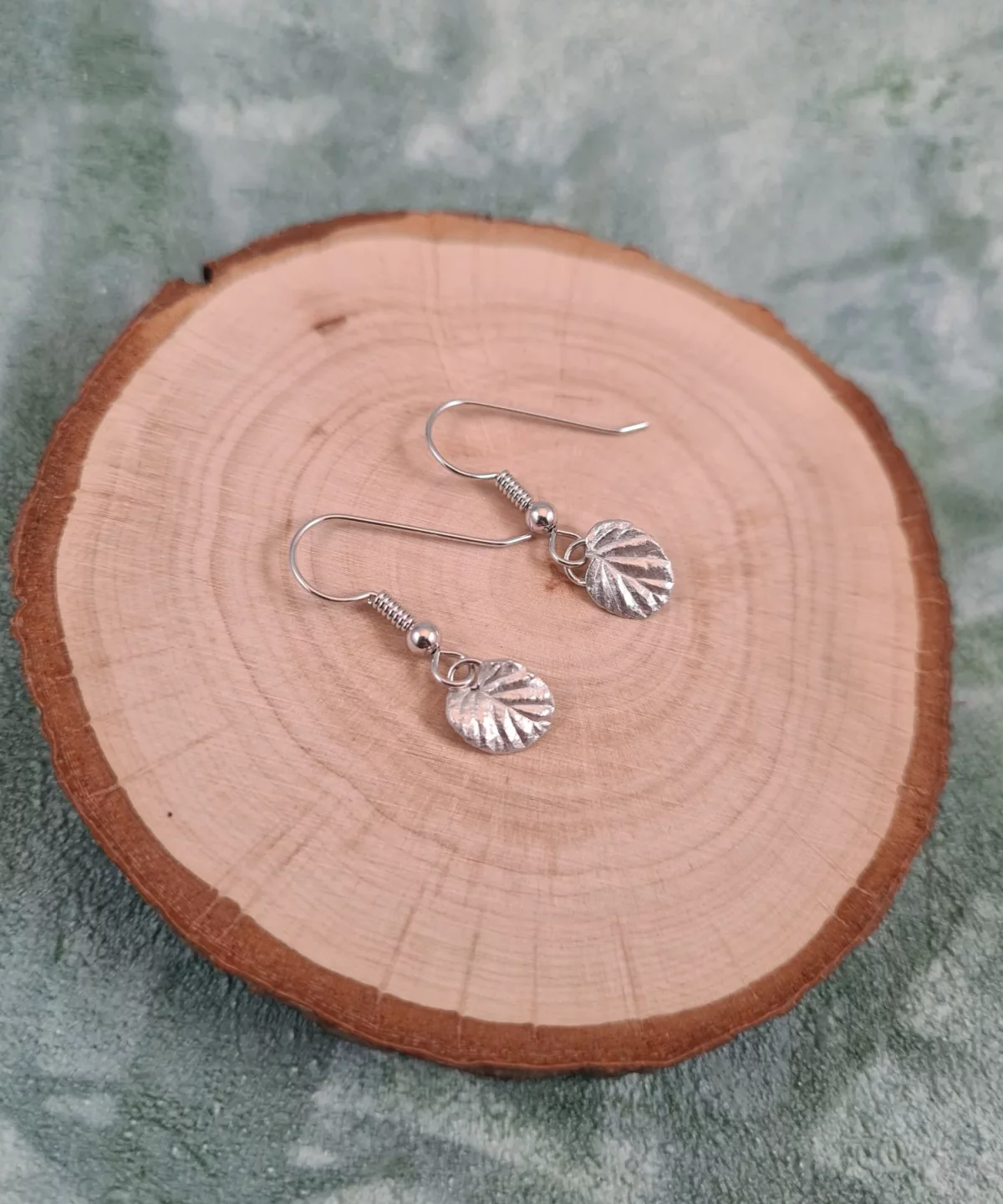 Boucles d'oreilles feuilles de charme