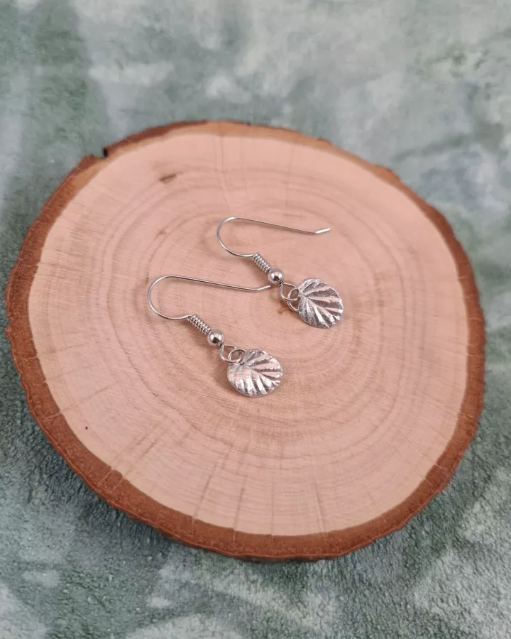 Boucles d'oreilles feuilles de charme