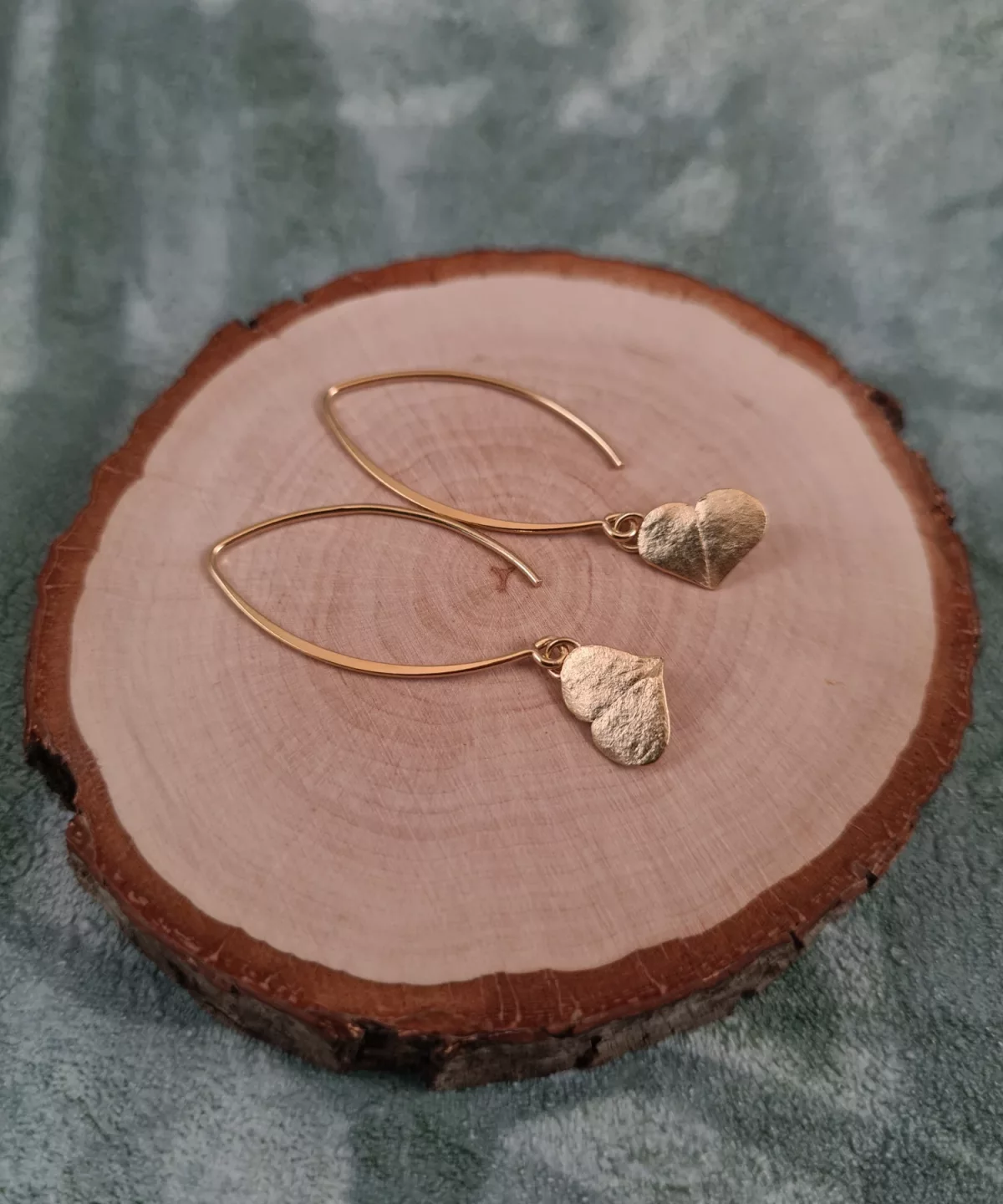 Boucles d'oreilles folioles d'oxalis des bois