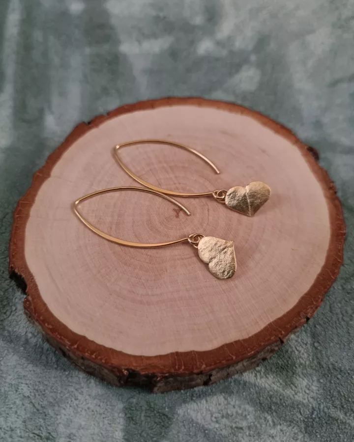 Boucles d'oreilles folioles d'oxalis des bois