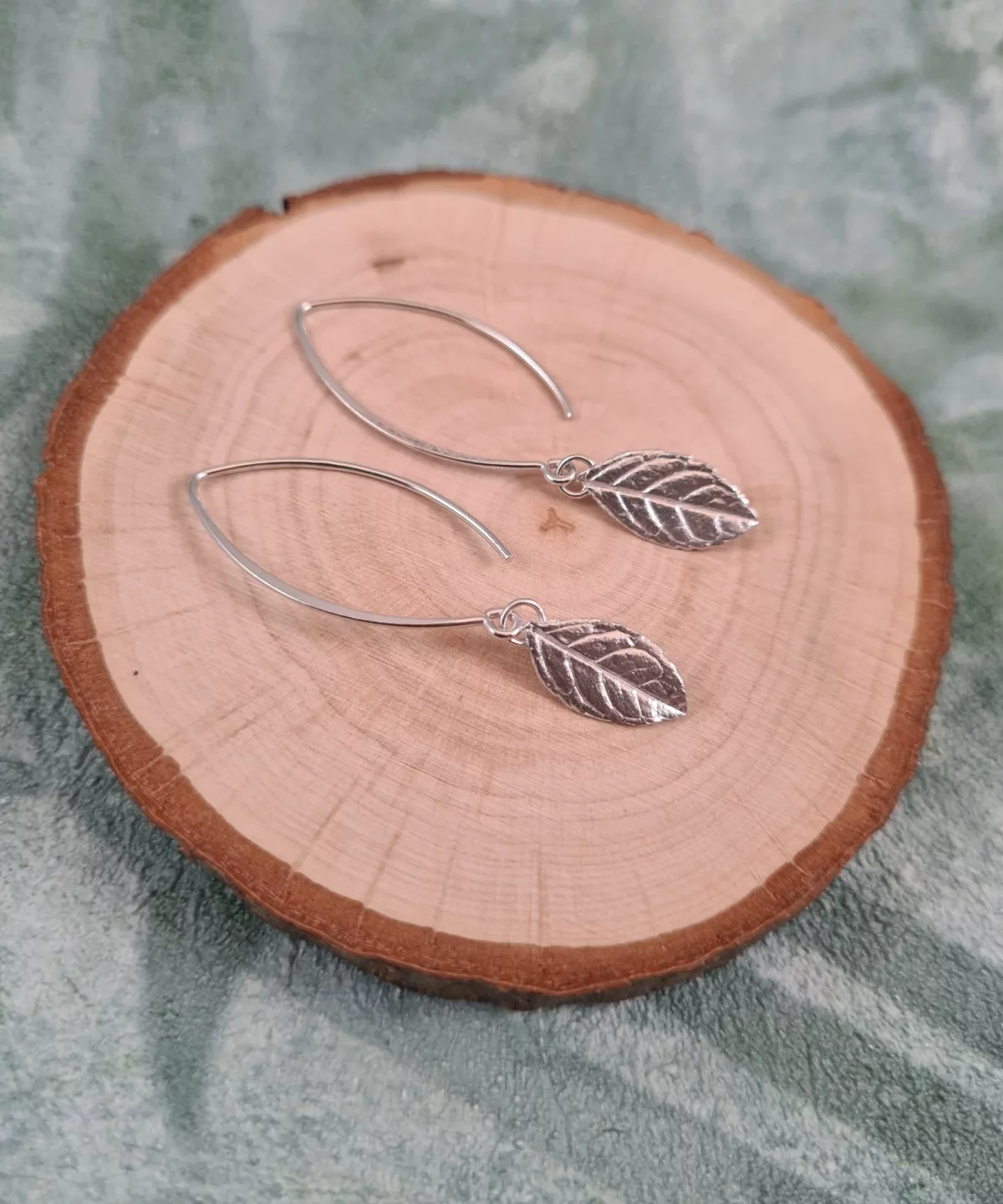 Boucles d'oreilles folioles de frêne