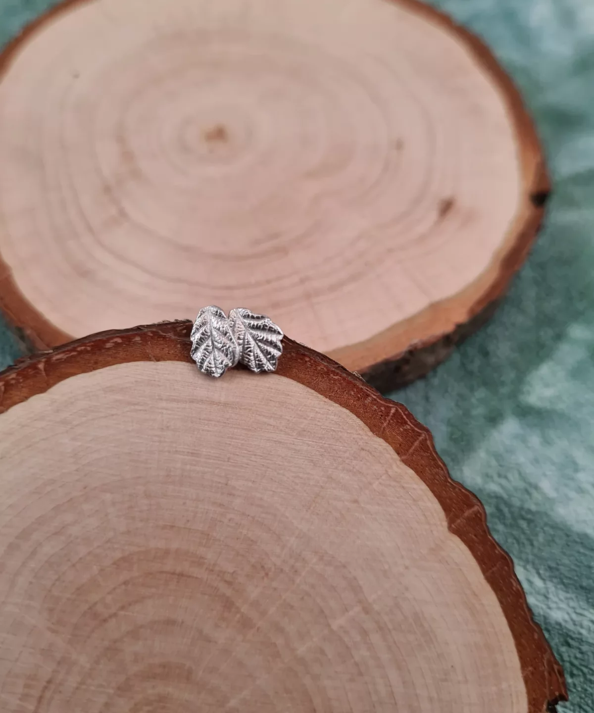 Clous d'oreilles feuilles de chêne
