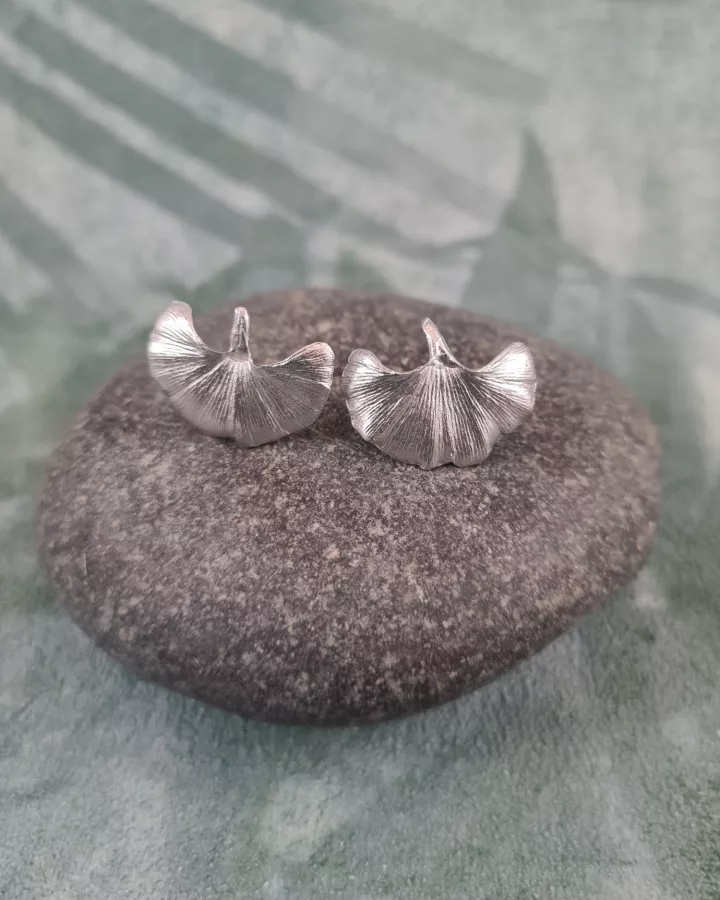 Clous d'oreilles feuilles de ginkgo
