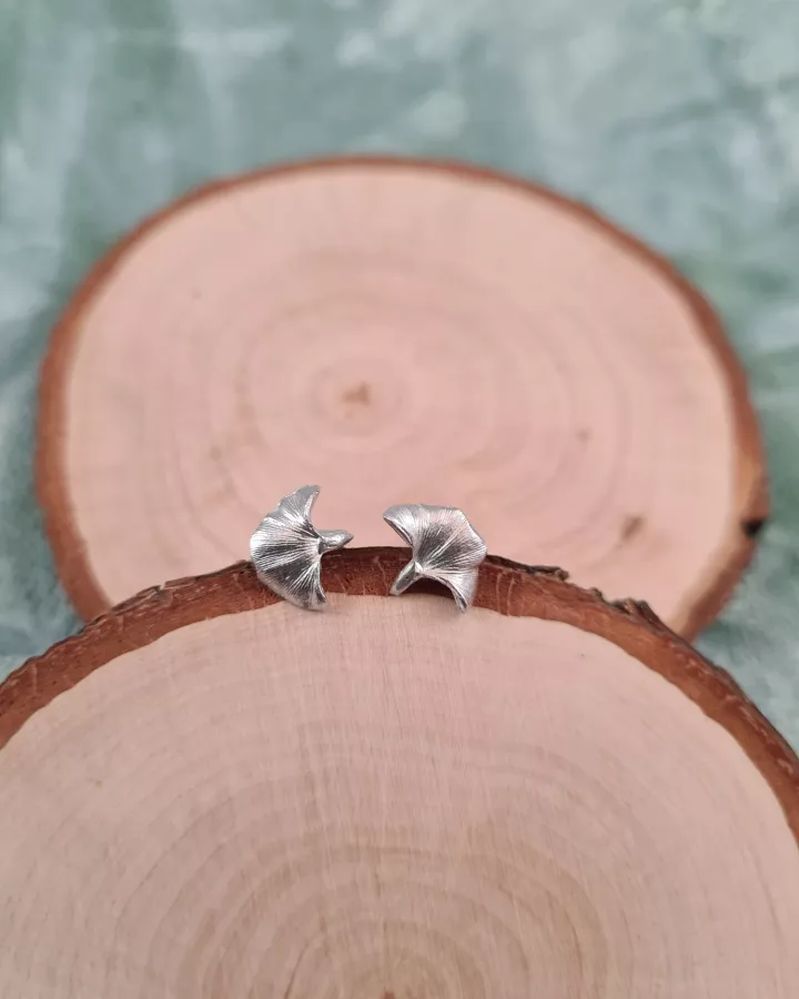 Clous d'oreilles feuilles de ginkgo