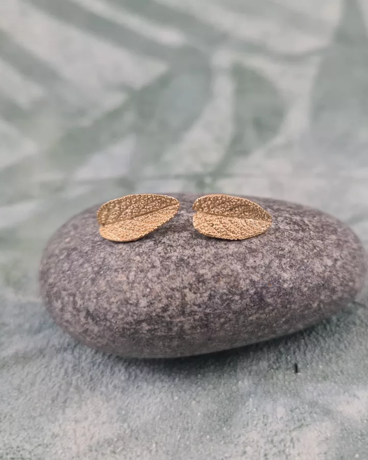 Clous d'oreilles feuilles de sauge