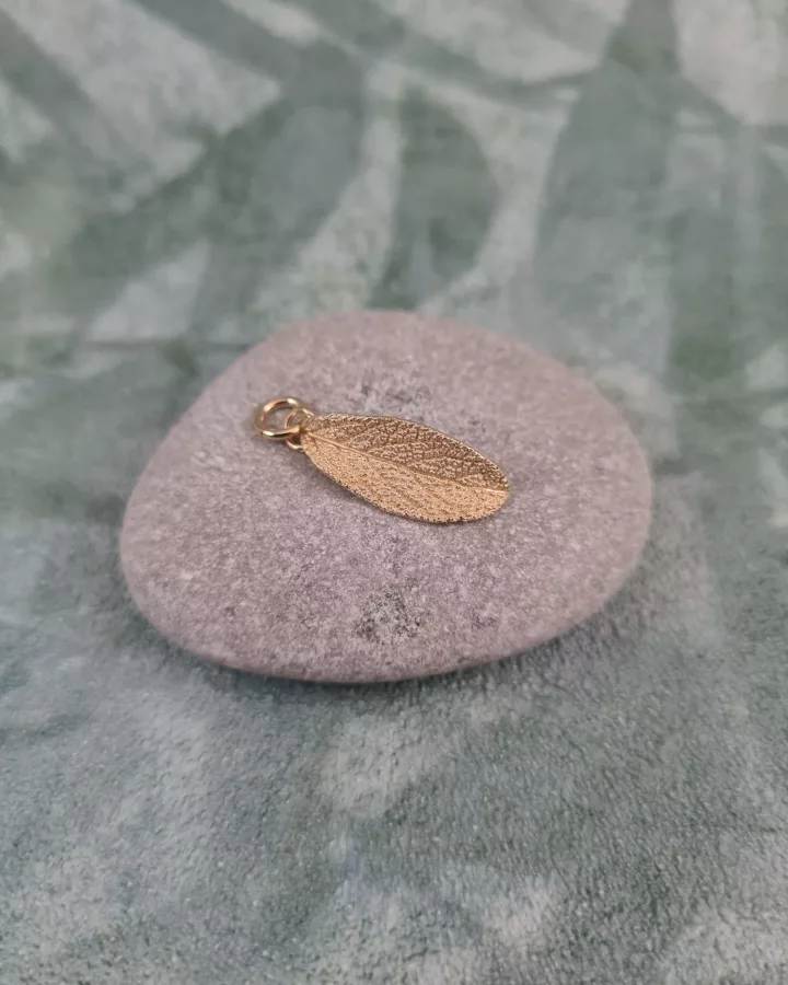 Pendentif feuille de sauge