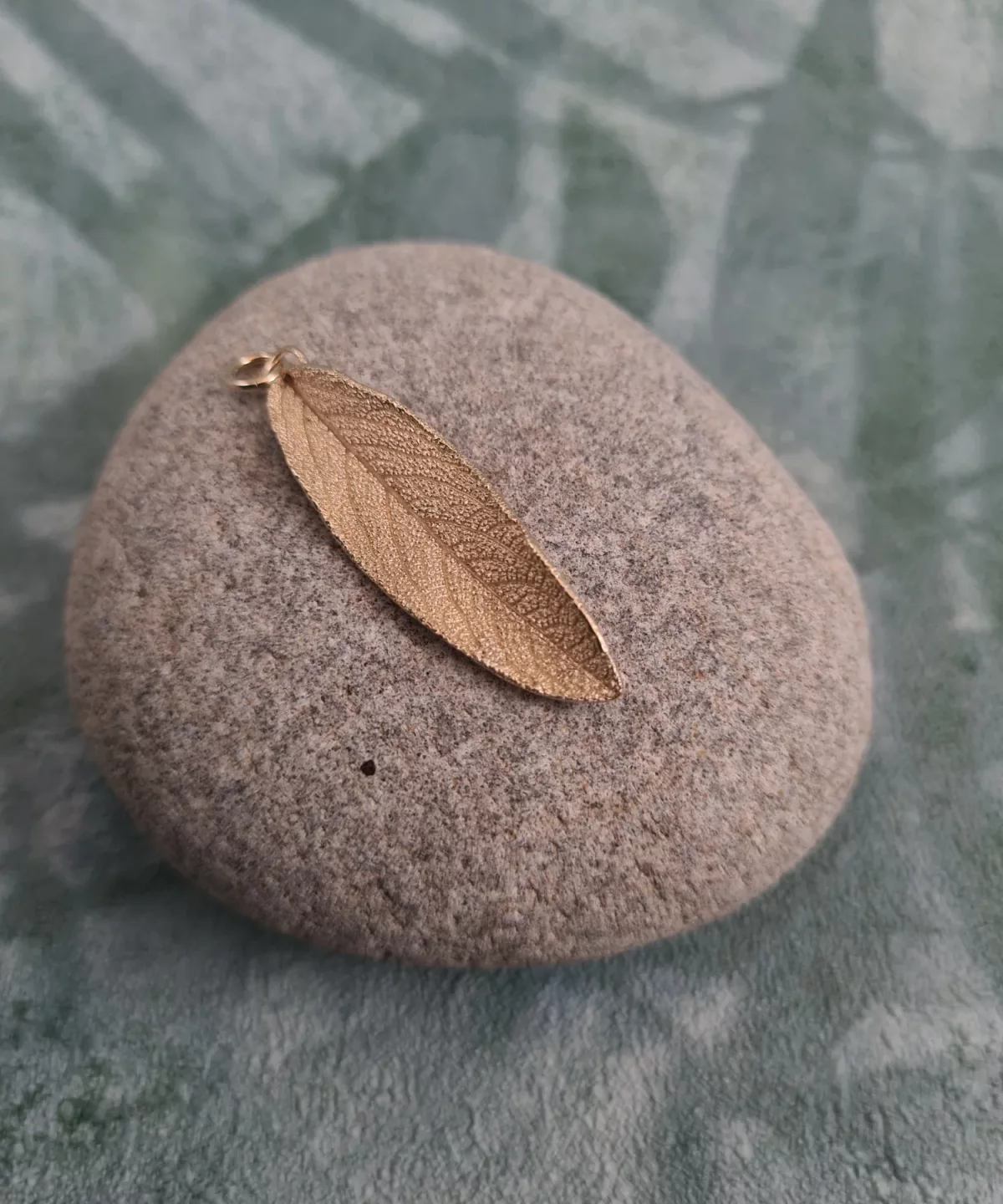 Pendentif feuille de sauge